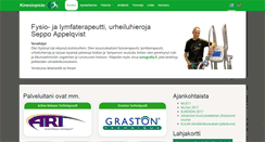 Desktop Screenshot of kinesiopiste.fi